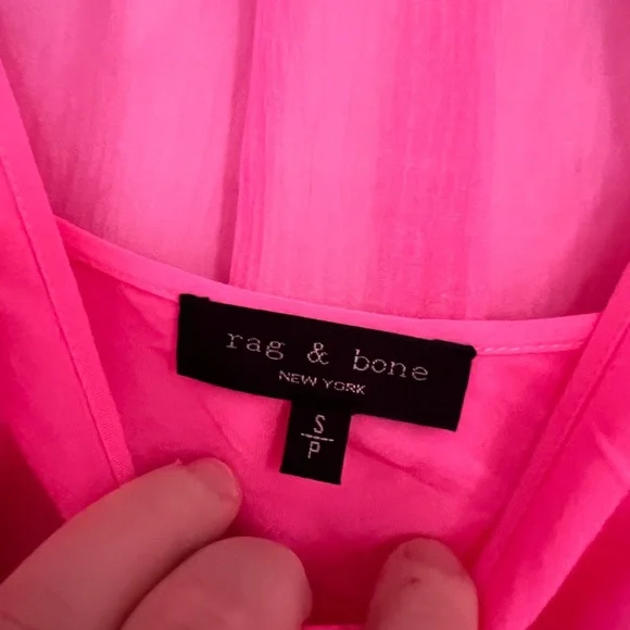 Rag & Bone Bright Pink Top - Picture 4 of 6